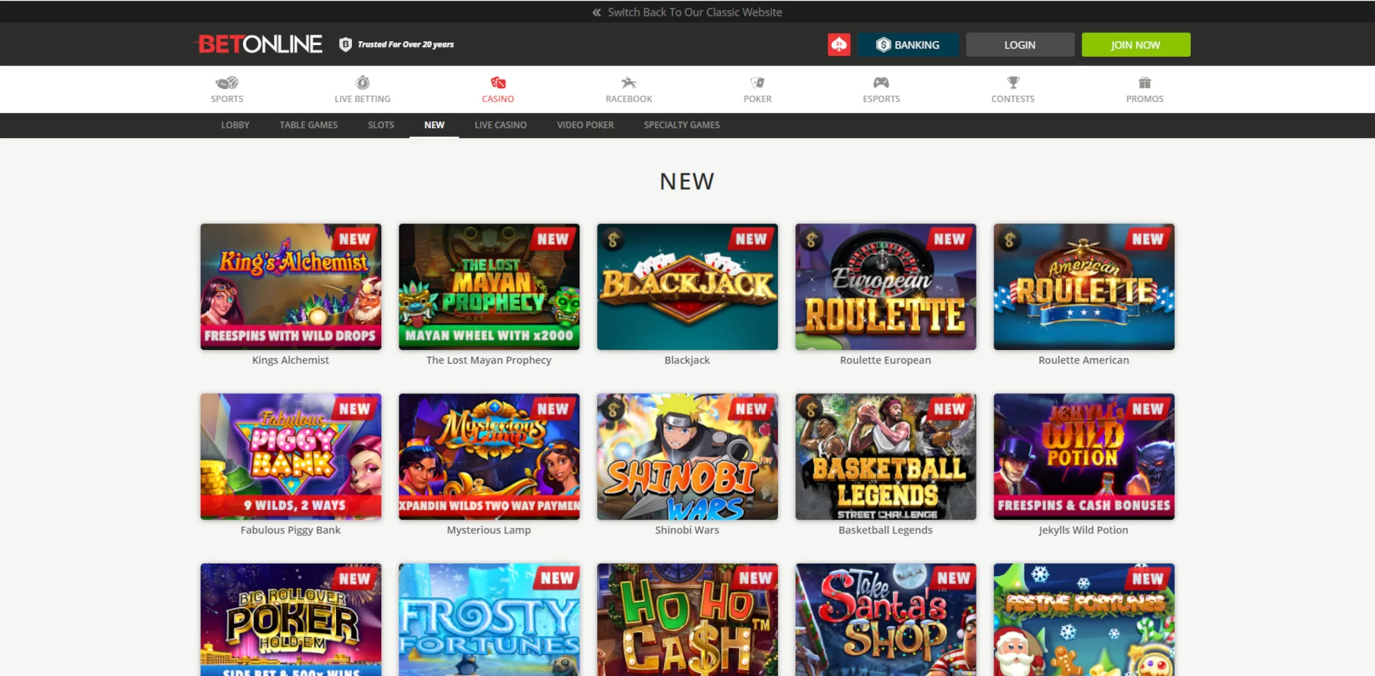 BetOnline Casino 100% Free Play Crypto Welcome Bonus Screen 3