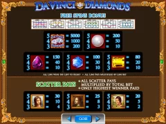 Da Vinci Diamonds Demo play free 3