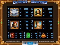 Da Vinci Diamonds Demo play free 4